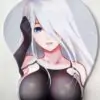 YoRHa Long Hair Nier_Automata 3D Anime Mouse Pad With Wrist Support