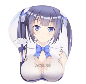 Hestia 3D Anime Boobs Mouse Pad Is It Wrong to Try to Pick Up Girls in a Dungeon 3D Breast Oppai Mouse Pads