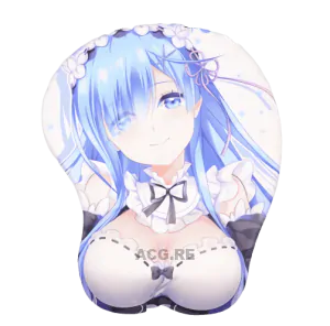Rem 3D Anime Boobs Mouse Pad Re Zero 3D Breast Oppai Mouse Pads