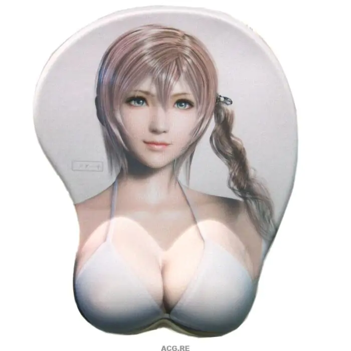 Serah Farron 3D Anime Boobs Mouse Pad Final Fantasy 3D Breast Oppai Mouse Pads