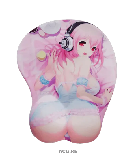 Super Sonico Pink Butt 3D Anime Butt Mouse Pad 3D Butt Mouse Pads