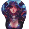 WOW Human Warlock 3D Anime Boobs Mouse Pad 3D Breast Oppai Mouse Pads