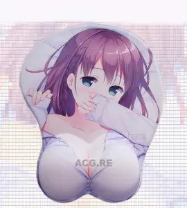 Ai-chan Boobs Mouse Pad Height 4cm Tawawa on Monday 3D Oppai Breast Anime Mouse Pad