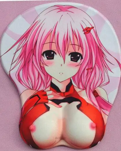 Guilty Crown Inori Yuzuriha Hentai R18 3D Oppai Breast Sexy Mouse Pad