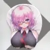Mash Kyrielight Boobs Mouse Pad Height 4cm Fate Grand Order 3D Oppai Breast Game Mouse Pad