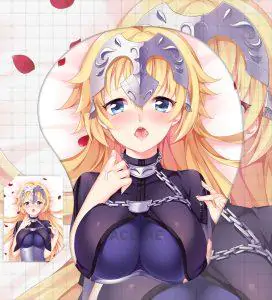 Joan of Arc Boobs Mouse Pad Fate Grand Order 3D Oppai Breast Anime Mouse Pad