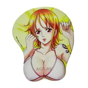 One Piece Nami 3D Anime Boobs Mouse Pad