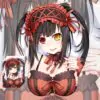 Tokisaki Kurumi Boobs Mouse Pad Date A Live 3D Oppai Breast Anime Mouse Pad