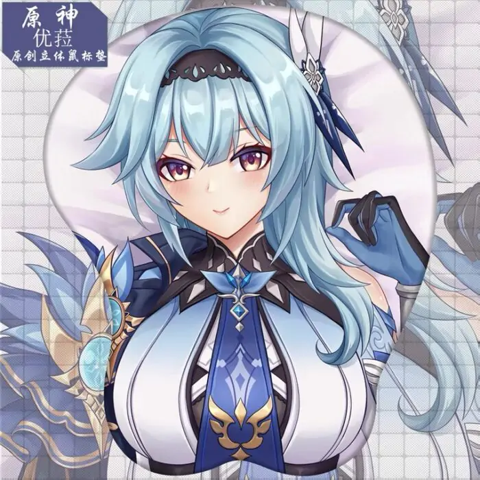 Genshin Impact Eula 3D Mouse Pad